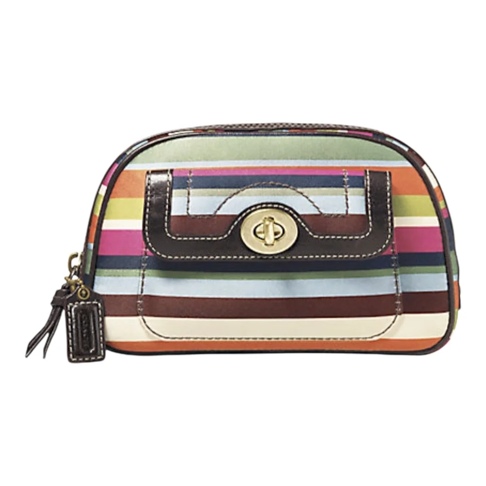 Coach Multicolor Striped Bag With Tag - Picture 2 of 7